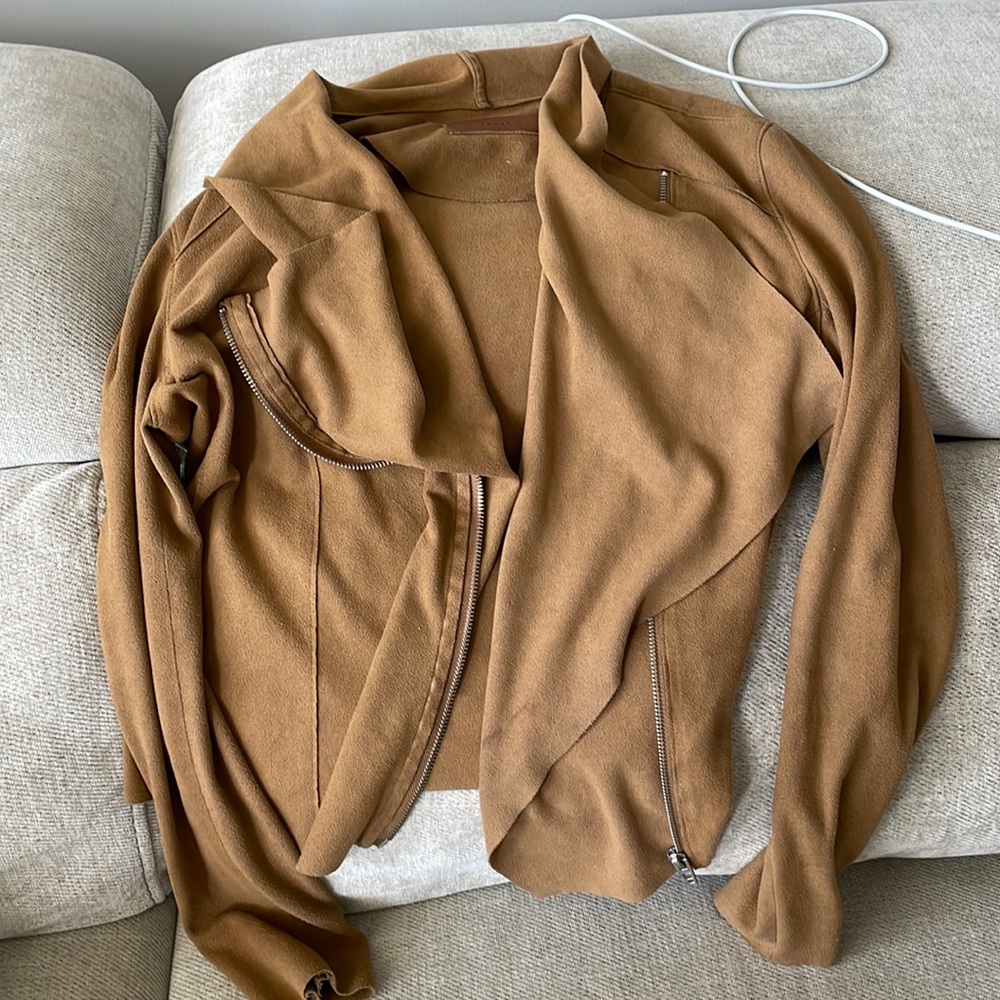 Suede Camel Jacket